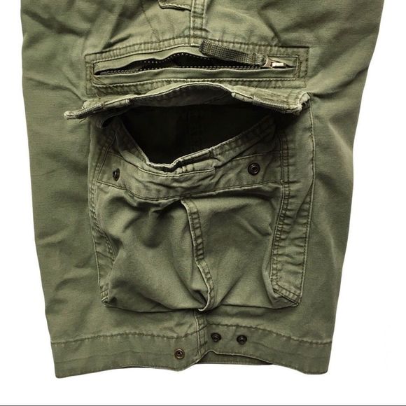 Molecule Originals army green cargo shorts medium army shorts military tactical - Picture 11 of 16